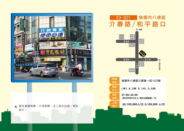 桃園市 八德區 介壽路和平路口